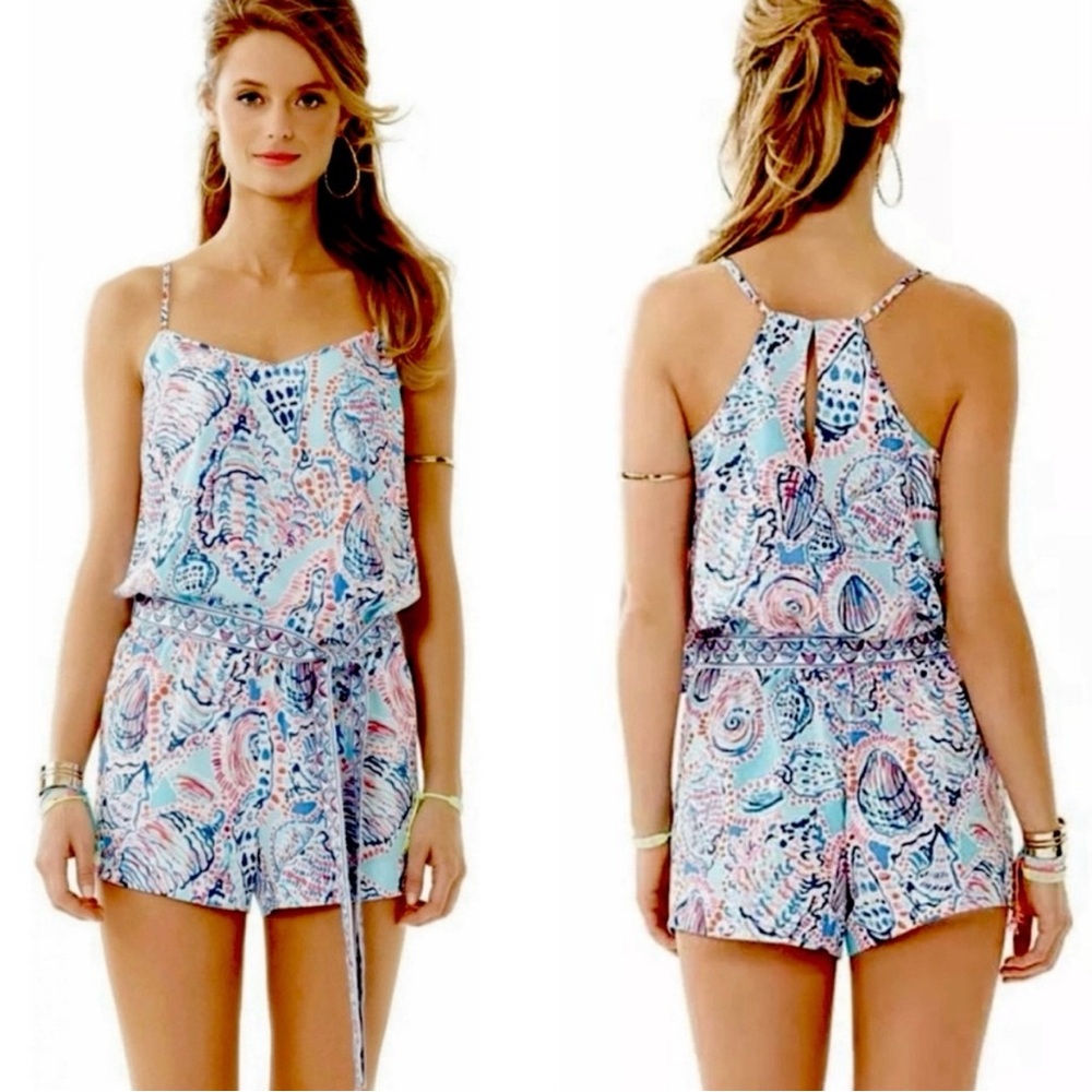 Lilly Pulitzer | Dusk Shell Me About It Romper